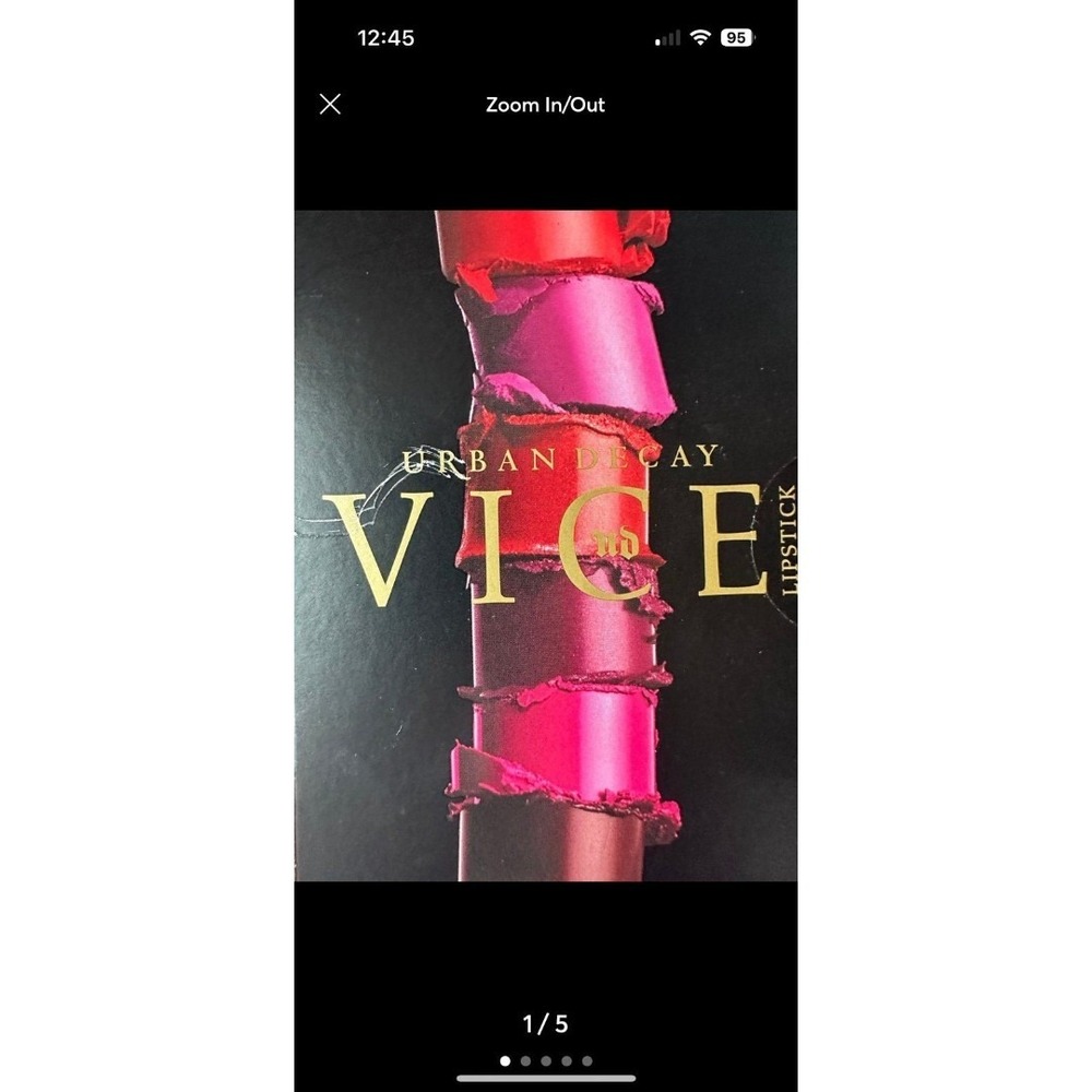 Urban Decay Vice lipstick samplers travel sample